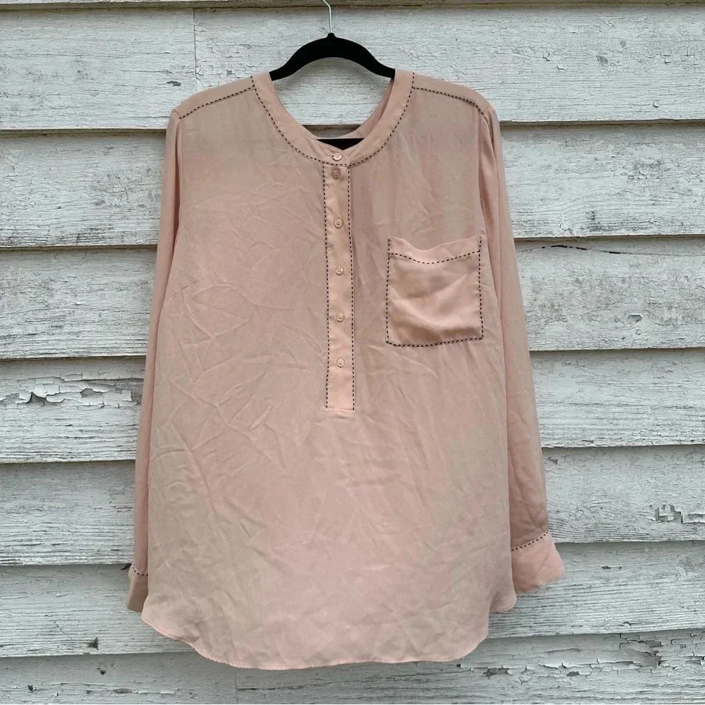 Lane Bryant Womens Blouse dusty pink blouse an excellent condition Plus size